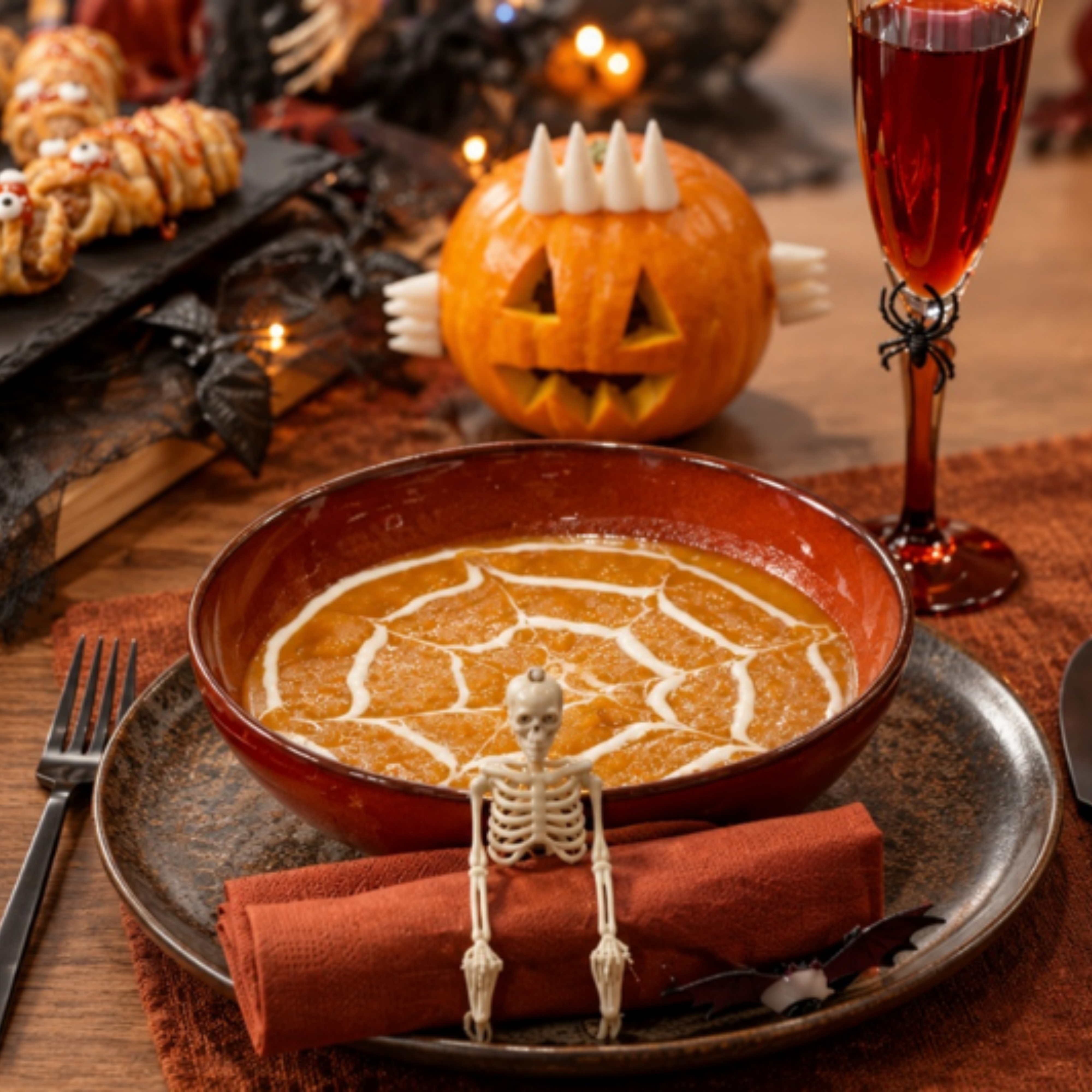 Halloween tafelstyling: griezelig gezellig tafelen