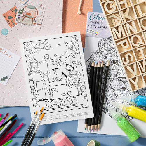 Gratis sinterklaas kleurplaat