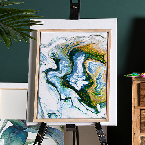 DIY: paint pouring