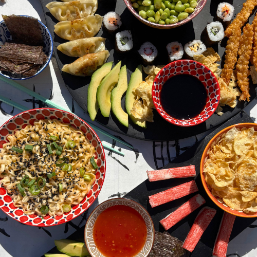 Aziatische borrelplank