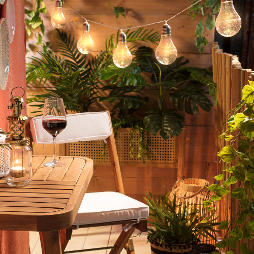 Sfeervolle balkon verlichting