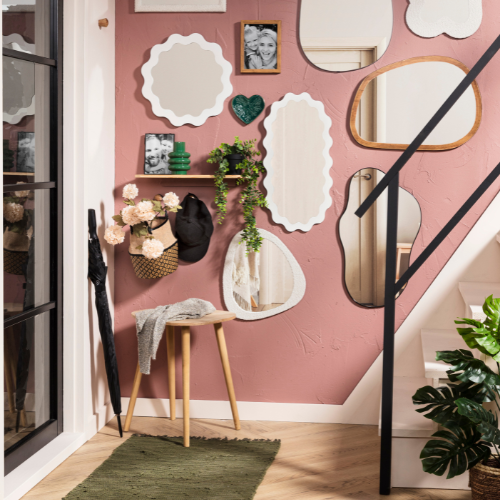 5x spiegels voor in de hal