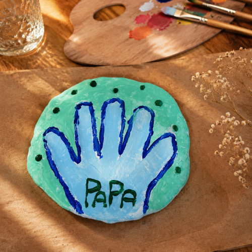 DIY Vaderdag cadeau van klei