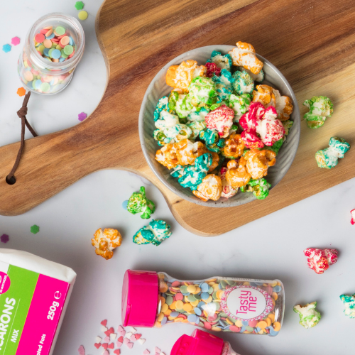 Recept: kleurrijke popcorn 