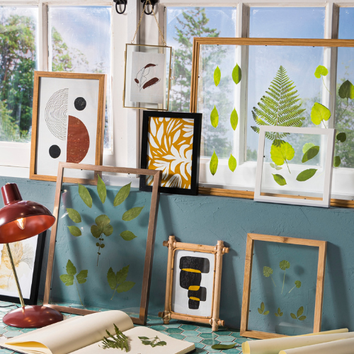 DIY: Bladeren of bloemen inlijsten  