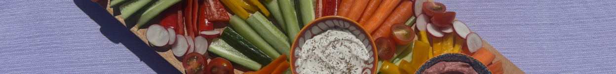 Vegetarische borrelplank