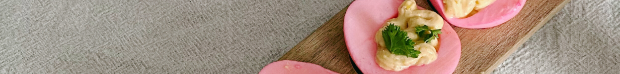 Recept: gevulde roze eieren