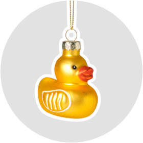 Grappige kerstballen