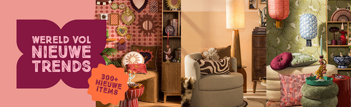 Woontrends van 2026: nu nog meer trendy items!