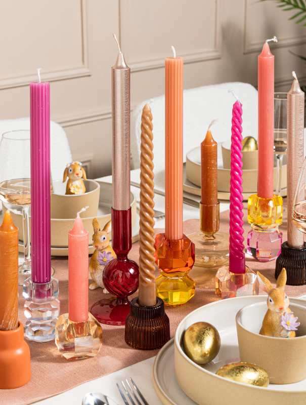 Sprankelende kaarsenhouders