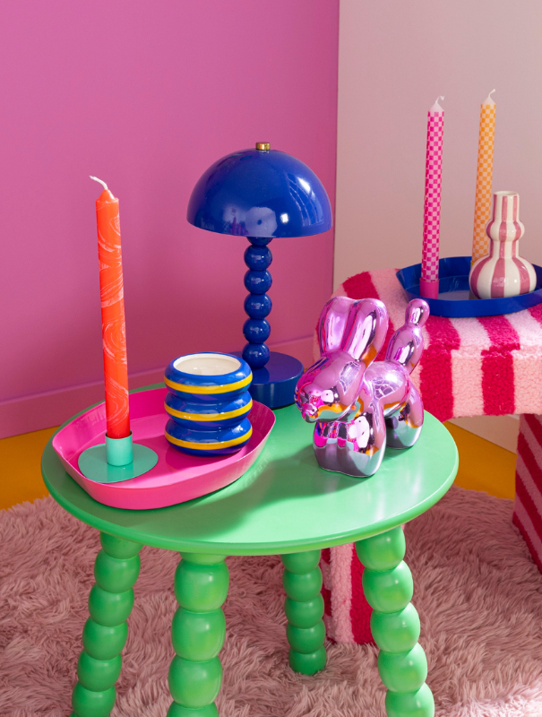 Kleurrijke bijzettafel