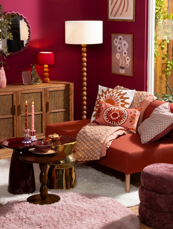 Comfort red woonkamer