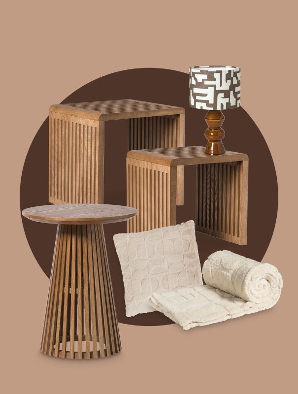 Calm chocolate Japandi