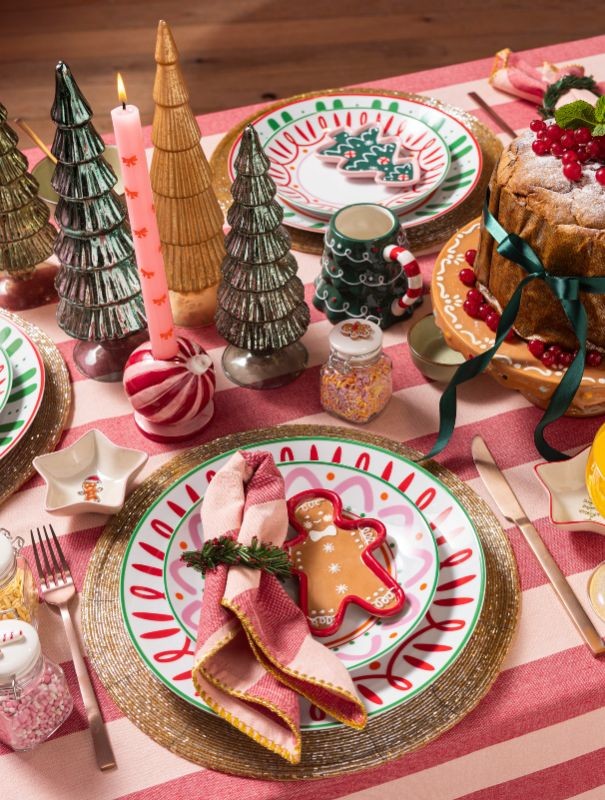 Kersttafel Holly Jolly