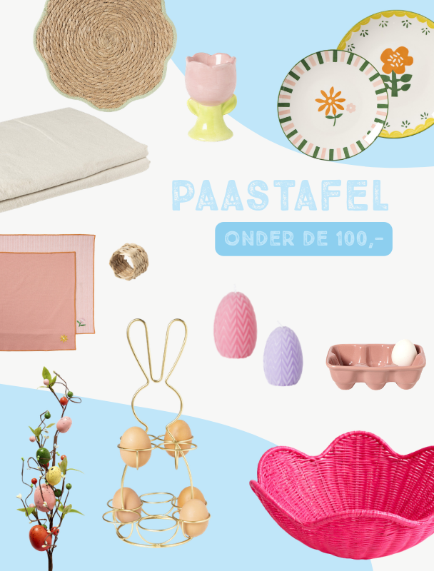Paastafel onder de 100 euro!